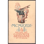 1929 - Comunità Artigiane d'Italia - Tessera - Interessante