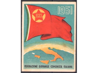 1951 - Federazione Giovanile Comunista Italiana - Tessera di Partito - Interessante