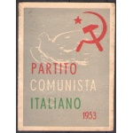 1953 - Partito Comunista Italiana - Tessera di Partito - Interessante
