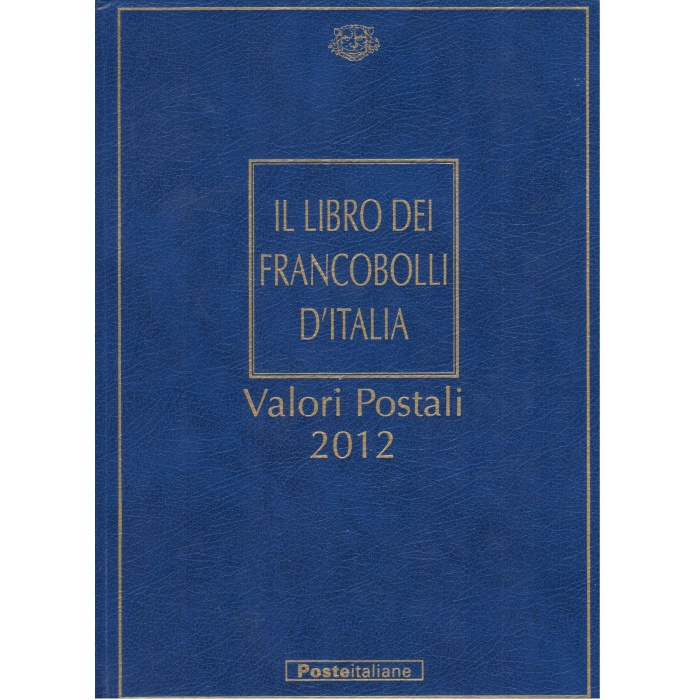 2012 ITALIA , Libro dei Francobolli d'Italia , Francobolli nuovi e perfetti , MNH**