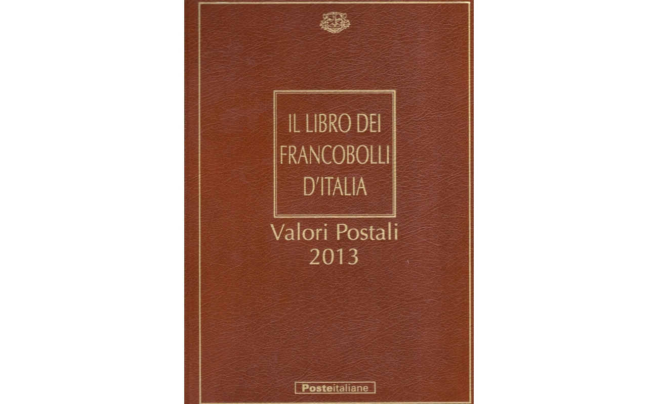 2013 ITALIA , Libro dei Francobolli d'Italia , Francobolli nuovi e perfetti , MNH**