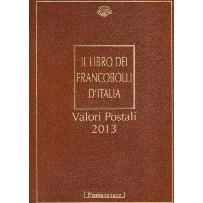 2013 ITALIA , Libro dei Francobolli d'Italia , Francobolli nuovi e perfetti , MNH**