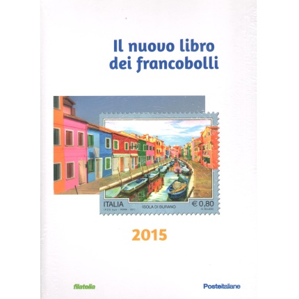 2015 ITALIA , Libro dei Francobolli d'Italia , Francobolli nuovi e perfetti , MNH**