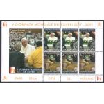 2021 Vaticano , 1 Minifoglio - V Giornata Mondiale dei Poveri - francobolli nuovi e perfetti - MNH **