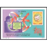 1998 Italia - Repubblica , " Italia 98 " - Foglietto n. 21 - MNH**