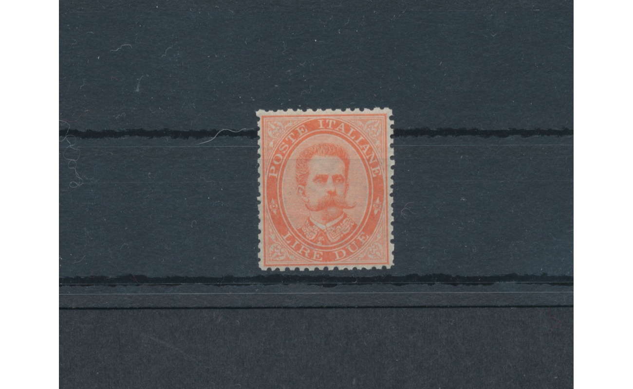 1879 Italia - Regno, n. 43 , Umberto I - 2 Lire Vermilio , MNH**