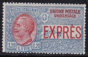 1921 Italia - Regno, Dante 15 cent grigio, non emesso # 116AIc - MNH**