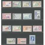 1953-62 CAYMAN ISLANDS -  Elisabetta II e Vedute - Stanley Gibbons n. 148/161a - MNH**
