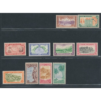 1949 COOK ISLANDS, Stanley Gibbons n. 150/59 - Serie di 10 valori - MNH**