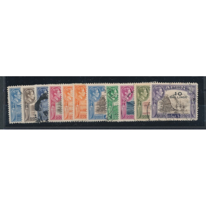 1951 ADEN, Stanley Gibbons n. 36/46 ,  Serie completa - Usata