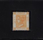 1863-71 HONG KONG - Stanley Gibbons # 11, 8 cents pale dull orange, MLH*