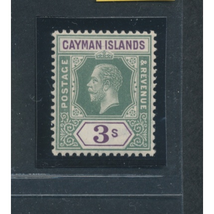 1912 CAYMAN ISLANDS, Stanley Gibbons n. 50 - 3 scellini green and violet - Giorgio V - MNH**