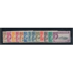 1956 Ascension , Stanley Gibbons n. 57/69 - serie di 13 valori - MLH*