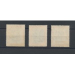 1947 BRUNEI -  Stanley Gibbons n. 90-91-92 - 1 $ - 5 $ - 10 $ - 3 Alti valori - MNH**