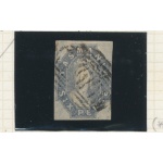 1863 TASMANIA - Stanley Gibbons n. 46  6d. grey-violet USATO