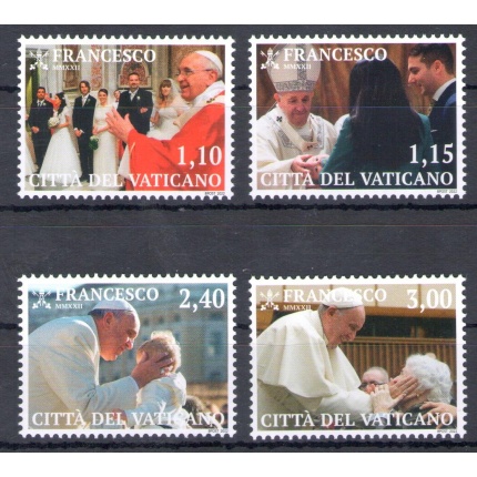 2022 Vaticano - Pontificato Papa Francesco - 4 valori - MNH**