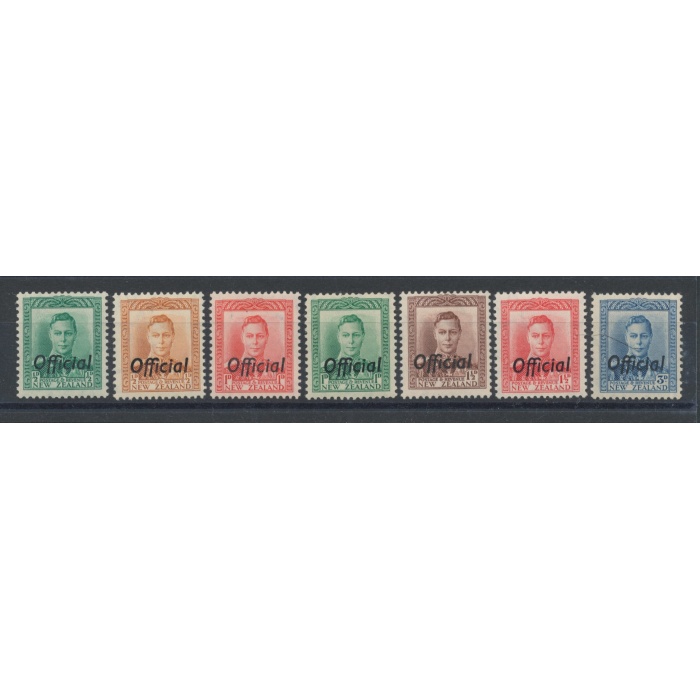 1938-51 NEW ZEALAND  - Stanley Gibbons n. O134/O140 - Official Stamps - MNH** - MH*