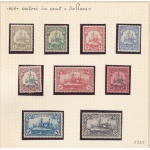1905 KIAO-TCHEOU - Yvert n. 14/22 - MH* (no n. 23)
