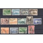 1936-37 Perù - Posta Aerea - Yvert n. 16/28 - Serie Ordinaria - 13 valori - Usati