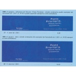 1999 Italia - Repubblica - Libretti n. 19-20 - Istituzione Servizio Posta Prioritaria - 12 valori da 1200 Lire all'interno - MNH**