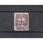 1927 Perù - Posta Aerea - Yvert n. 1a - Soprastampa Capovolta - Usato