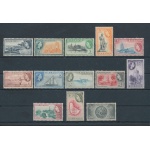 1953 BARBADOS, Stanley Gibbons n. 289/301 - Elisabetta II - Serie di 13 valori , MNH**
