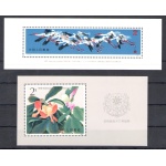 1986 CINA - Catalogo Michel Foglietto n. 36 e 37 - MNH**