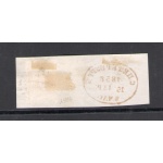 1858 RUSSIA , Catalogo Yvert & Tellier n. 3 - 20 Kopechi azzurro e Arancio - Piccolo frammento di Lettera Usato - Certificato Diena