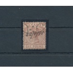1884-90 BAHAMAS - Stanley Gibbons n 57 - Regina Vittoria Crown CA , 1 Sterlina Venetian red -Usato