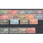 1938 Venezuela - Posta Aerea - Yvert n. 79/96 - Serie Ordinaria - 18 valori - Usati