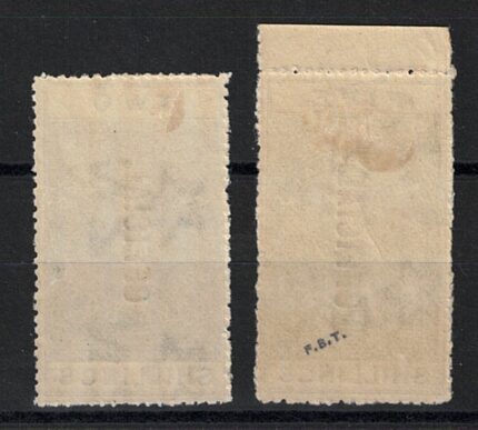 1913-25 NEW ZEALAND, SG n. O82/O83, Fiscali Soprastampa Official, MH*