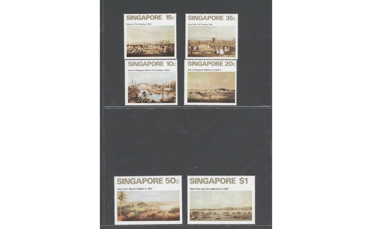 1971 Singapore - Catalogo Yvert n. 143/48 - Singapore nel 19 Secolo - MNH**