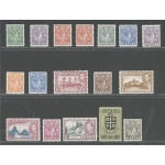 1938 -48 St. Lucia - Stanley Gibbons n. 128a/141 - 13 valori - MNH**