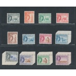 1953 Somaliland - Effige Elisabetta II - Stanley Gibbons n. 137/148 - 12 valori - MNH** - Molti Angolo di Foglio