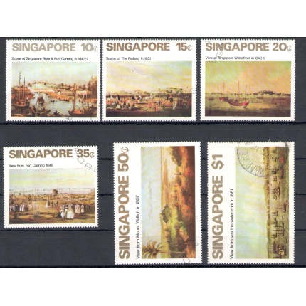 1971 Singapore - Catalogo Yvert n. 143/48 - Singapore nel 19 Secolo - Usato
