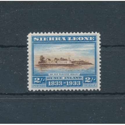 1933 Sierra Leone - Stanley Gibbons n. 177 - 2 scellini brown and light blue  - MNH**