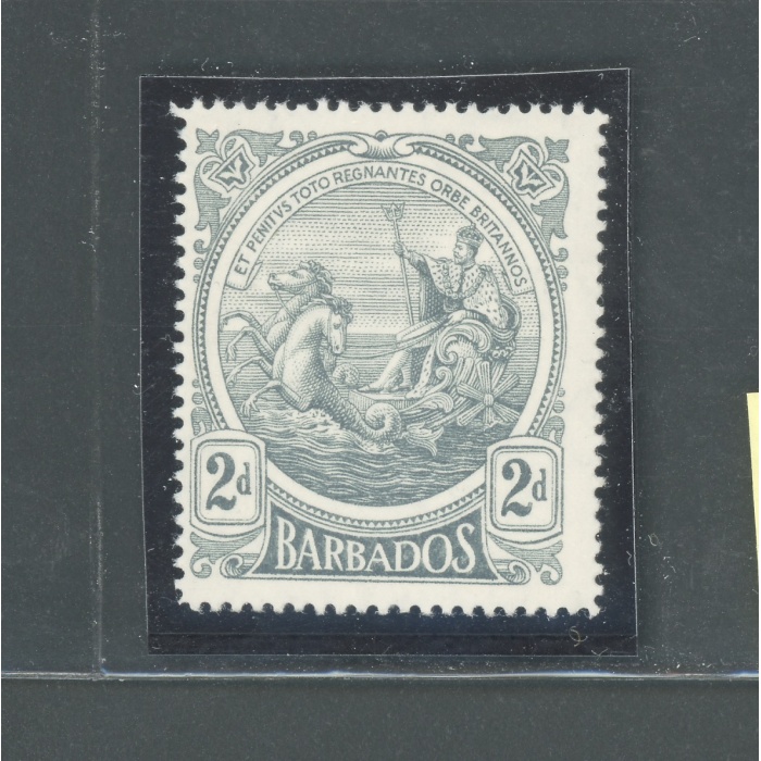 1916-19 BARBADOS, Stanley Gibbons n. 184 , 2d. grey - MNH**