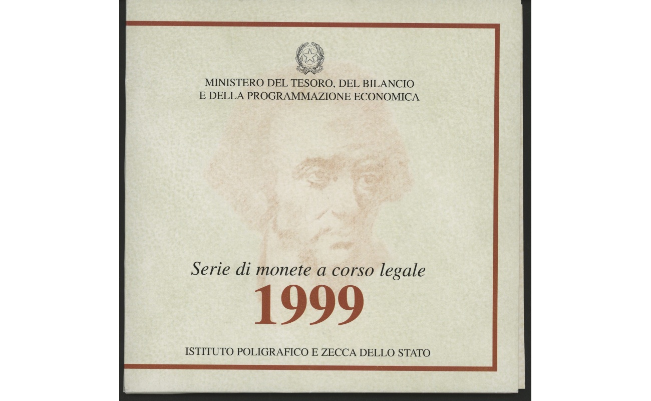 1999 Italia - Monetazione divisionale Annata completa FDC