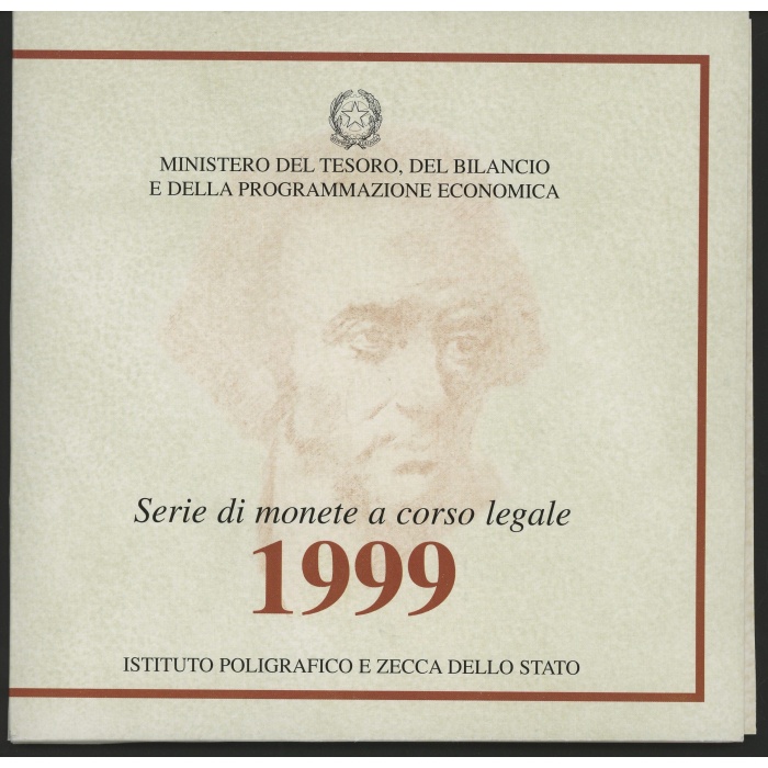 1999 Italia - Monetazione divisionale Annata completa FDC