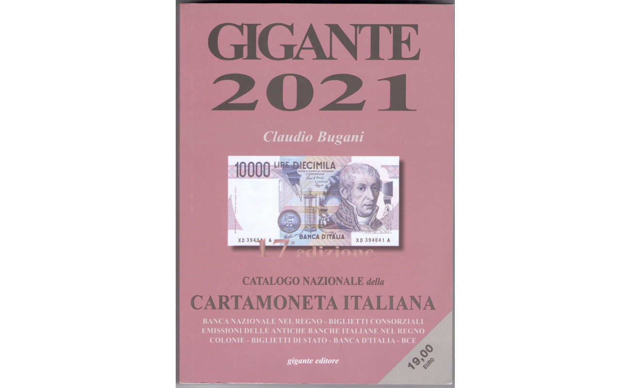 2021 Catalogo Gigante , Catalogo Nazionale della Cartamoneta Italiana