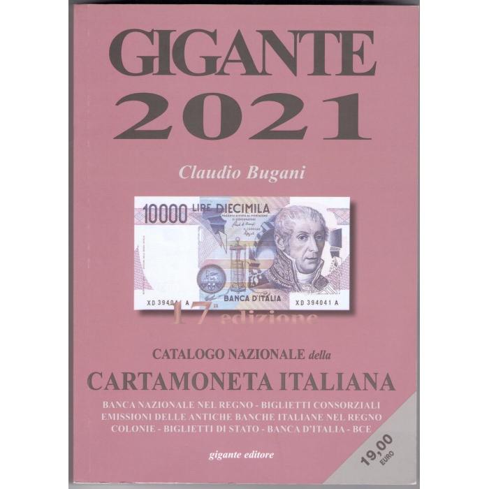 2021 Catalogo Gigante , Catalogo Nazionale della Cartamoneta Italiana