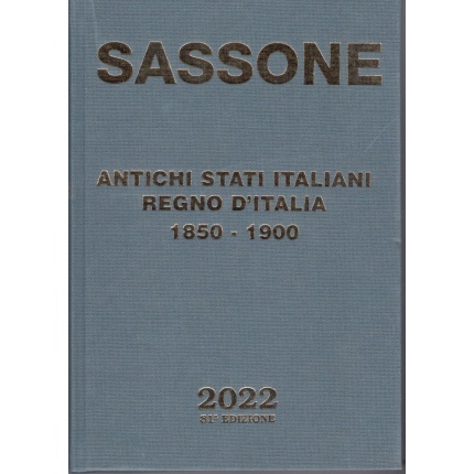 2022 Catalogo Sassone Specializzato Antichi Stati Italiani 1850-1900