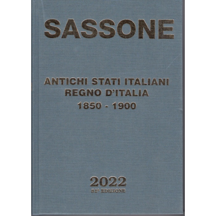 2022 Catalogo Sassone Specializzato Antichi Stati Italiani 1850-1900