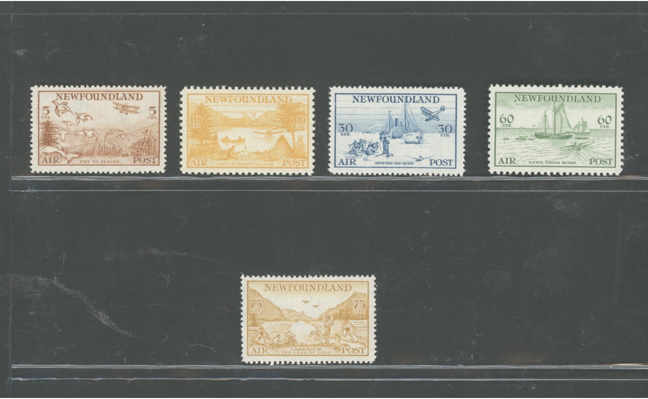 1933  Newfoundland - Stanley Gibbons n. 230/34 -  5 valori - MNH**