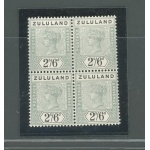 1894-96 Zululand - South Africa -  Stanley Gibbons n. 26 - Blocco di Quattro  - 2 x MNH** - 2 x MLH*