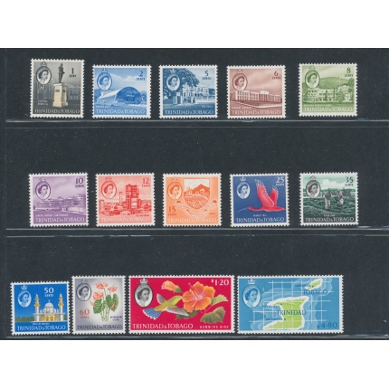 1960-67  Trinidad and Tobago - Stanley Gibbons 284/97 - Serie di 14 valori - MNH**  - No n. 291a