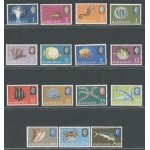 1966-69 BARBADOS, Stanley Gibbons n. 342/355a - Elisabetta II - Serie di 15 valori , MNH**