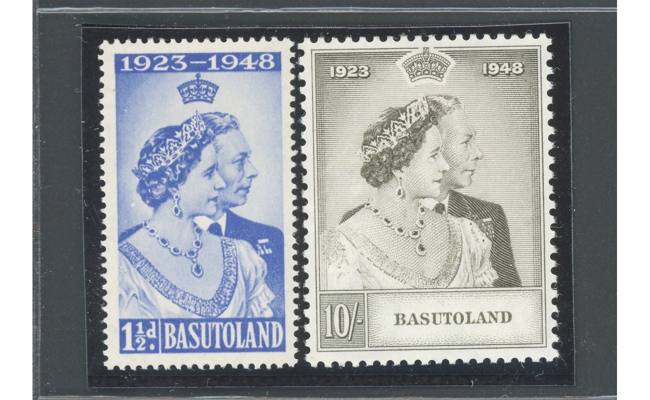 1948 Basutoland - Stanley Gibbons n. 36-37 - Royal Silver Wedding - MNH**