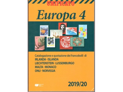 2019-2020 Catalogo Area Europea - Volume 4 - Irlanda-Islanda-Liechtenstein-Lussemburgo  .... sconto 40%