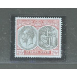 1921-29 ST. KITTS NEVIS , Stanley Gibbons n. 47b - 2s.6d. black and red - MNH**